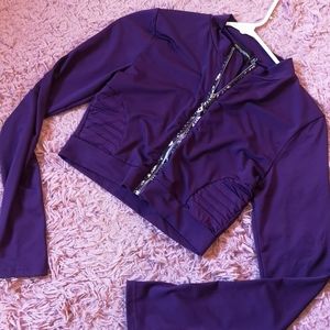 Pretty Little Thing Purple Snakeskin Crop Top